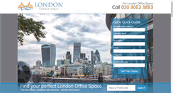 Desktop Screenshot of londonofficespace.com